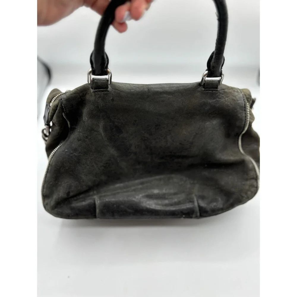 Michael Kors‎ Y2K Black Silver Studded Hobo Shoulder Bag Grunge Leather